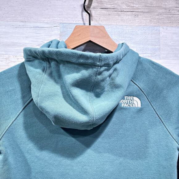 The North Face Eco Ridge Reardon Full Zip Hoodie Jacket Green Pockets Womens XS - Picture 5 of 7